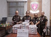 Kejati Sumut Terima Pengembalian Kerugian Keuangan Negara Atas Dugaan Tindak Pidana korupsi  Pekerjaan Waterfront Danau Toba