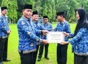 Wabup Deli Serdang  Pimpin Apel Gabungan, Tekankan Pelayanan Publik dan Peningkatan PAD