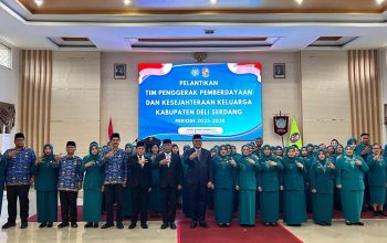 Pengurus TP PKK Deli Serdang Periode 2025-2030 Dilantik, Bupati Tekankan Sinergi hingga Kecamatan