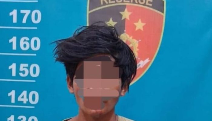 Tak berkutik,  MA seorang Pria dibekuk Polsek Pantai Labu  karena simpan Sabu