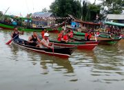 Desa Paluh Dibaji   gelar  kegiat kemerdekaan meriakan HUT  RI ke-81, Lomba Dayung Sampan Tradisional Setia tahunya  dari  .1978