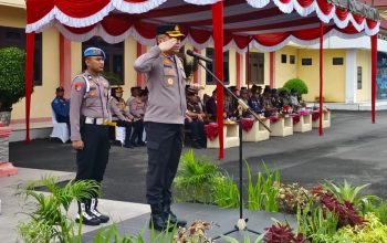 Kapolresta Deli Serdang Pimpin Gelar Pasukan Ops Patuh Toba 2026 Di Mako Polresta Deli Serdang